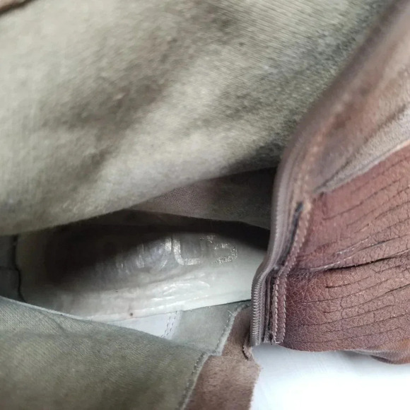 MJUS Brown Suede Leather Strappy Ankle Boots - Picture 6 of 16